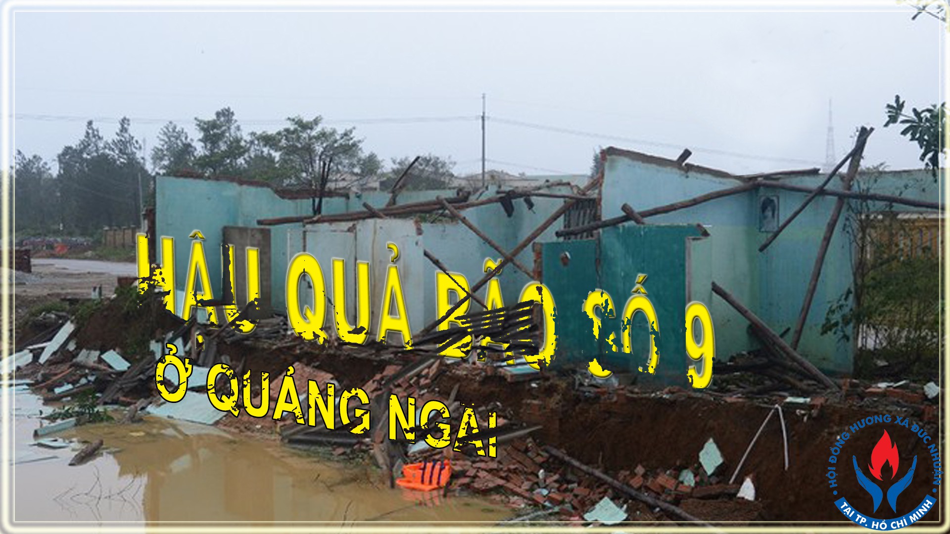 THƯ KÊU GỌI Vận động để ủng hộ cho bà con quê nhà xã Đức Nhuận  khắc phục hậu quả do ảnh hưởng cơn bão số 9